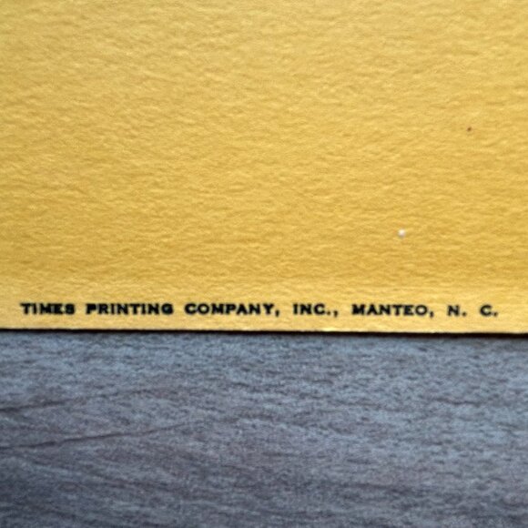 Vintage Roanoke Island North Carolina 2-ring flip cookbook - Picture 8 of 8